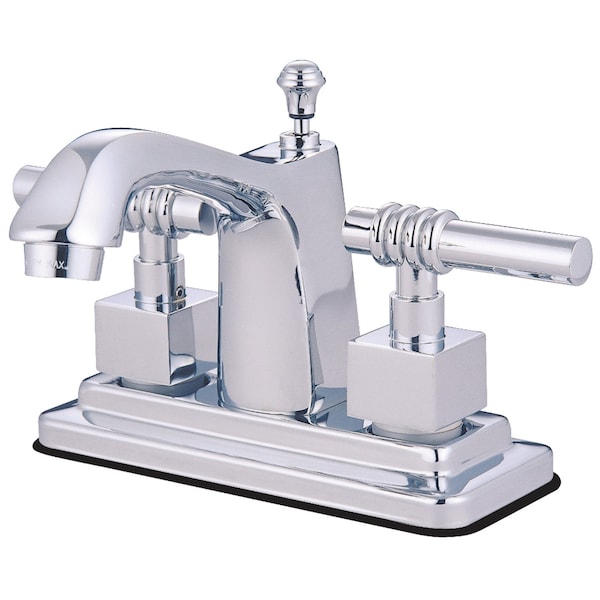 KS8641QL 4" Centerset Bathroom Faucet, Polished Chrome